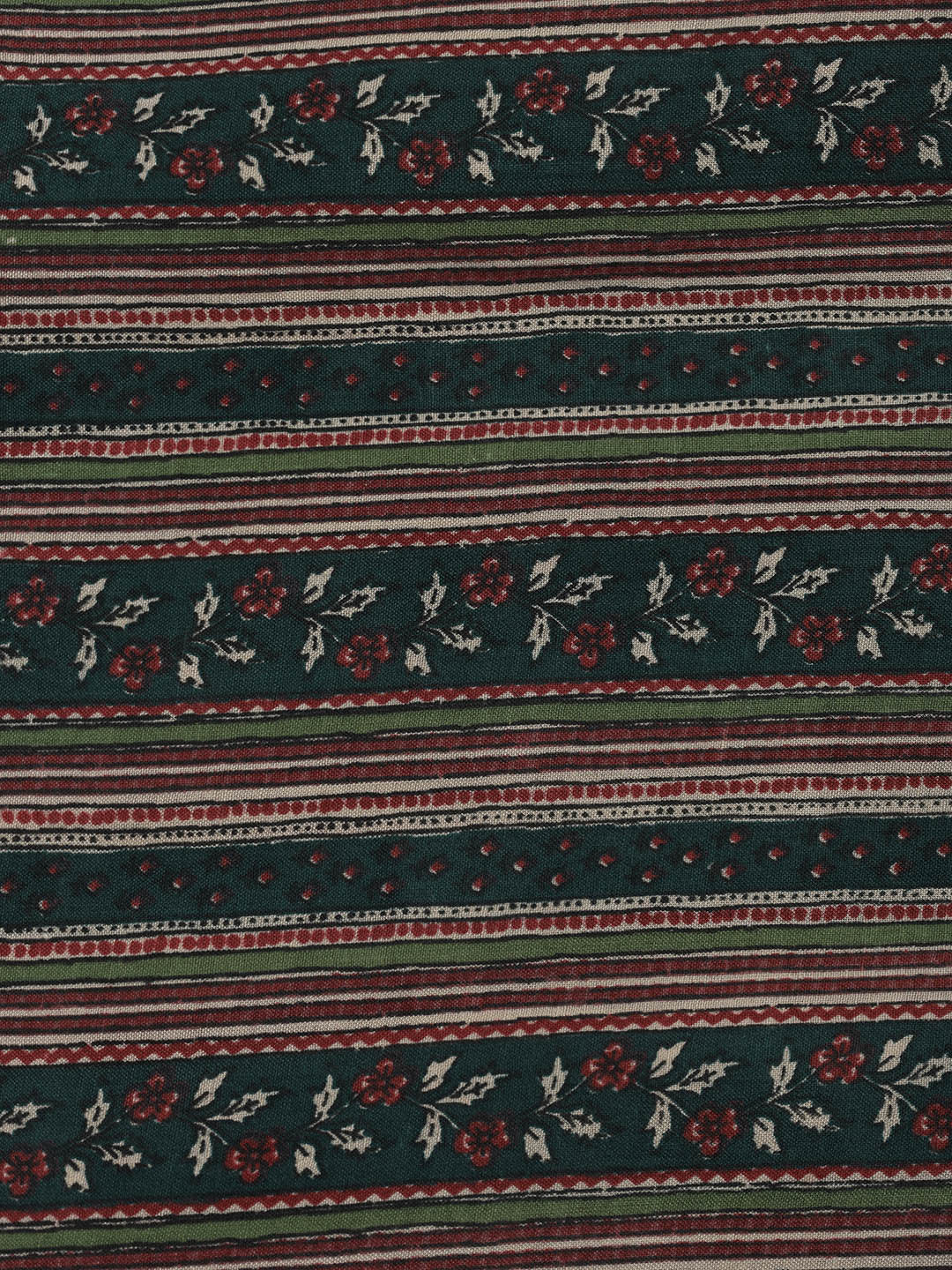 Printed Cotton Blend Unstitched Suit With Dupatta
