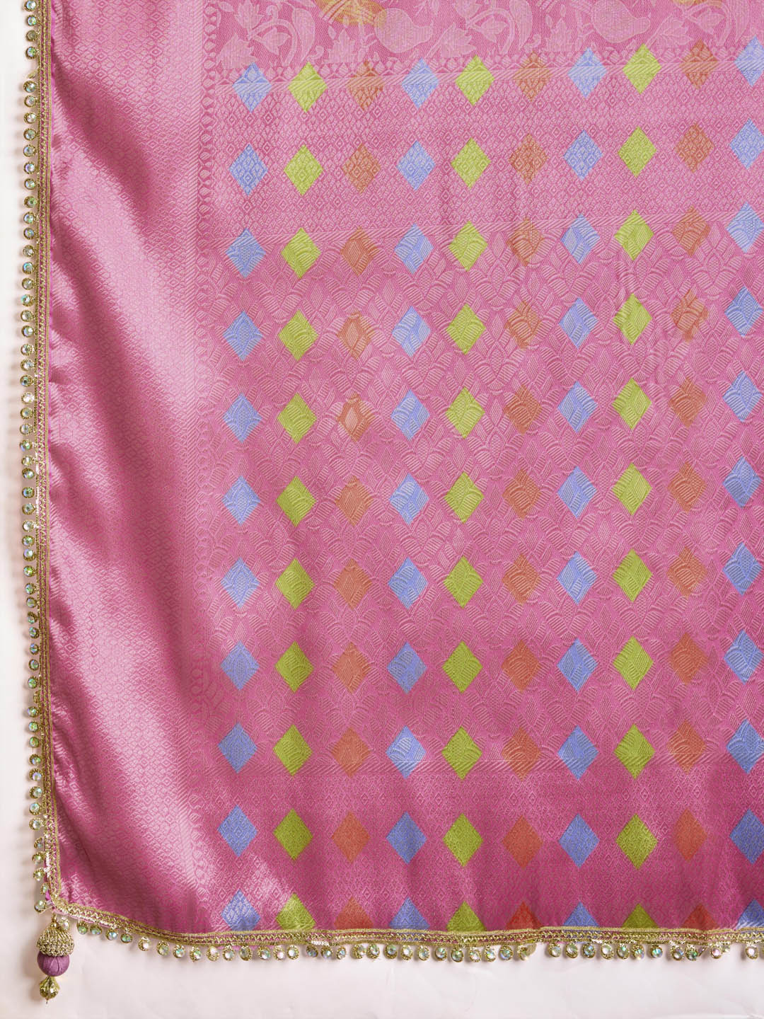 Zari Jaal Woven Art Silk Saree