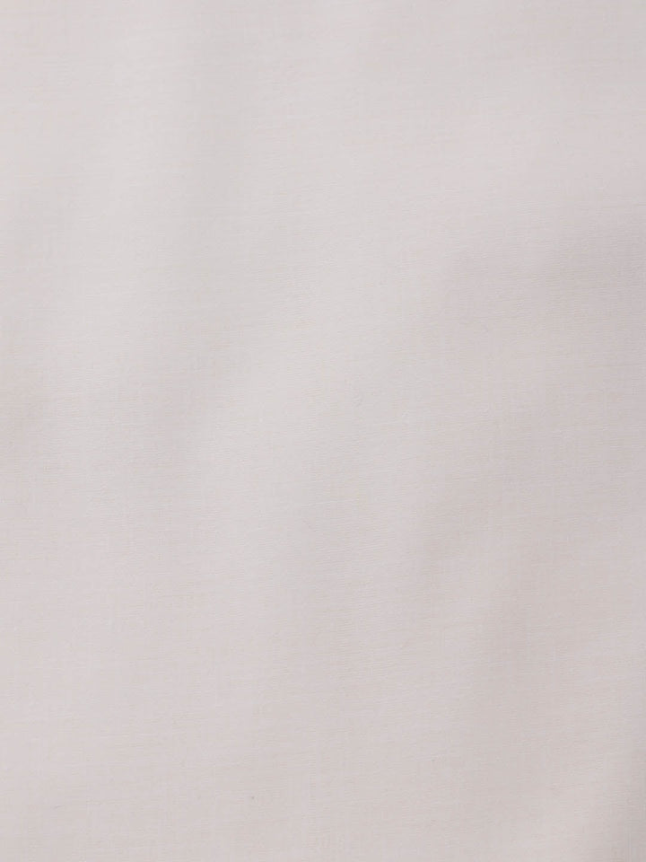 Embroidery Linen Unstitched Suit With Dupatta