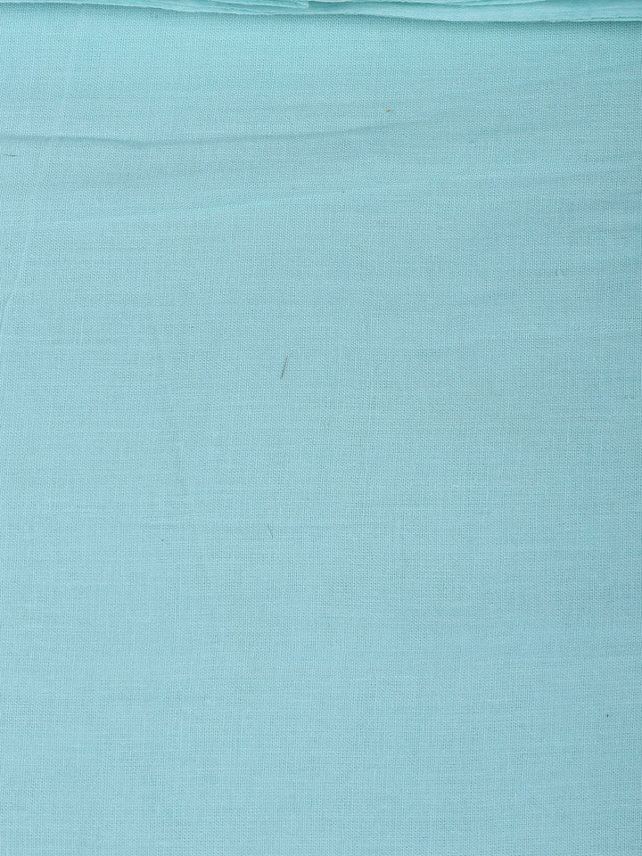 Neck Embroidery Linen Unstitched Suit With Dupatta