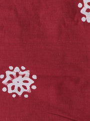 Printed Cotton Blend Unstitched Suit With Dupatta