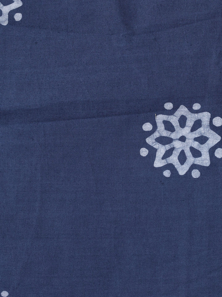 Printed Cotton Blend Unstitched Suit With Dupatta