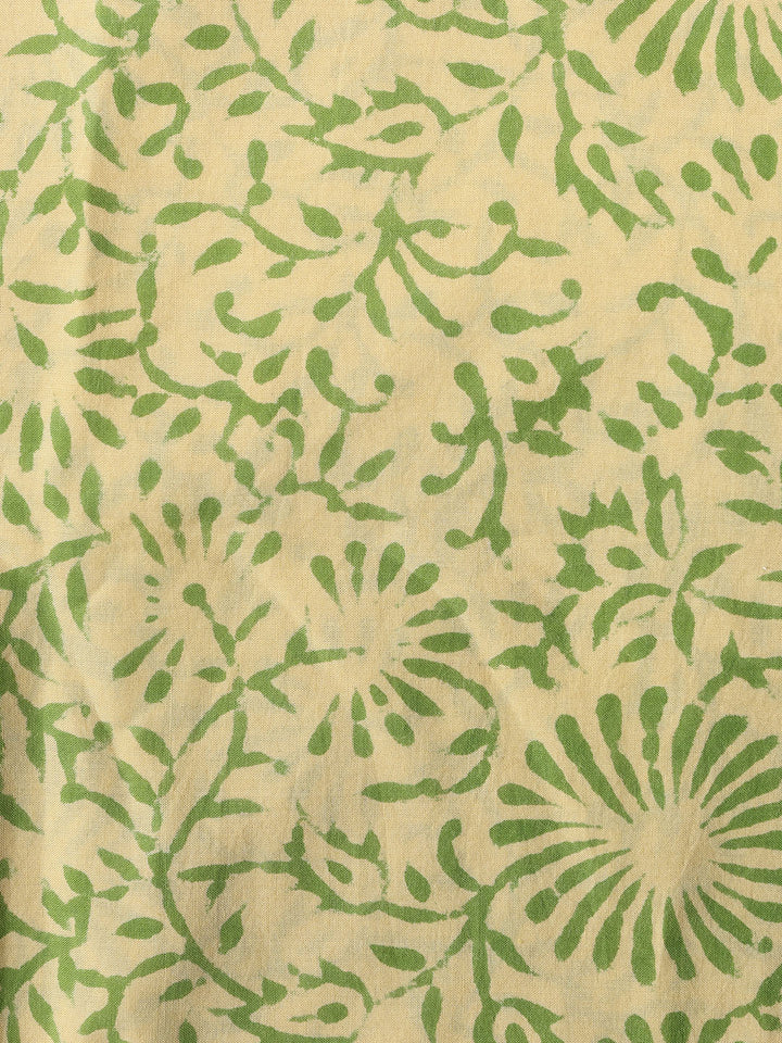 Printed Cotton Blend Unstitched Suit With Dupatta