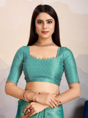 Zari Jaal Woven Art Silk Saree