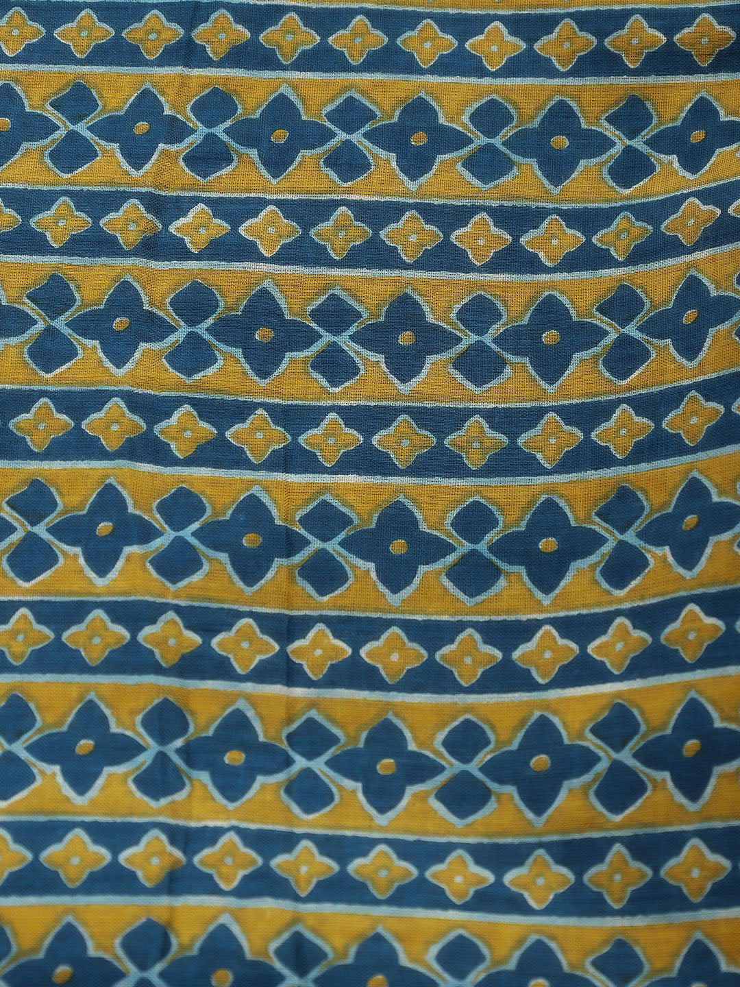 Printed Cotton Blend Unstitched Suit Piece With Dupatta