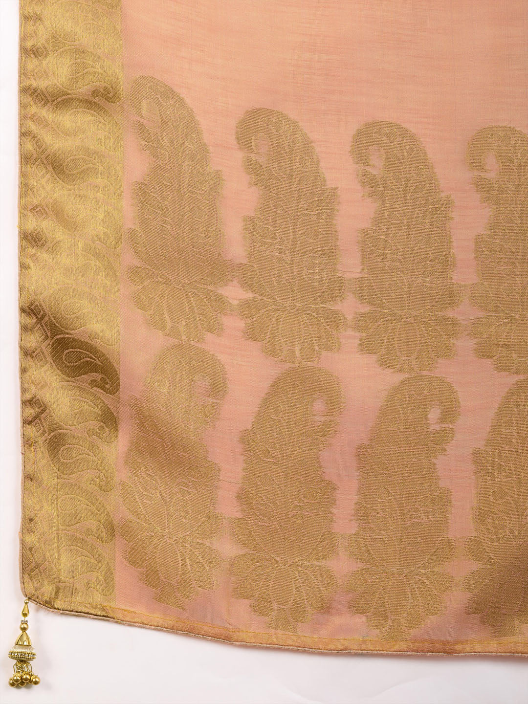 Woven Design Cotton Linen Saree