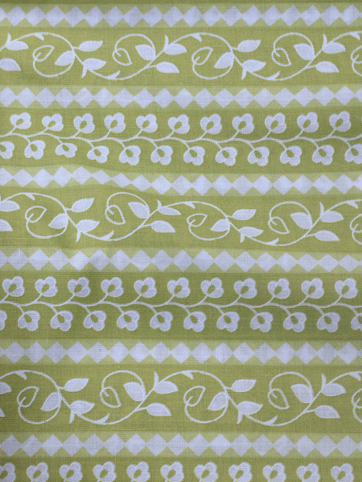 Printed Cotton Blend Unstitched Suit With Dupatta