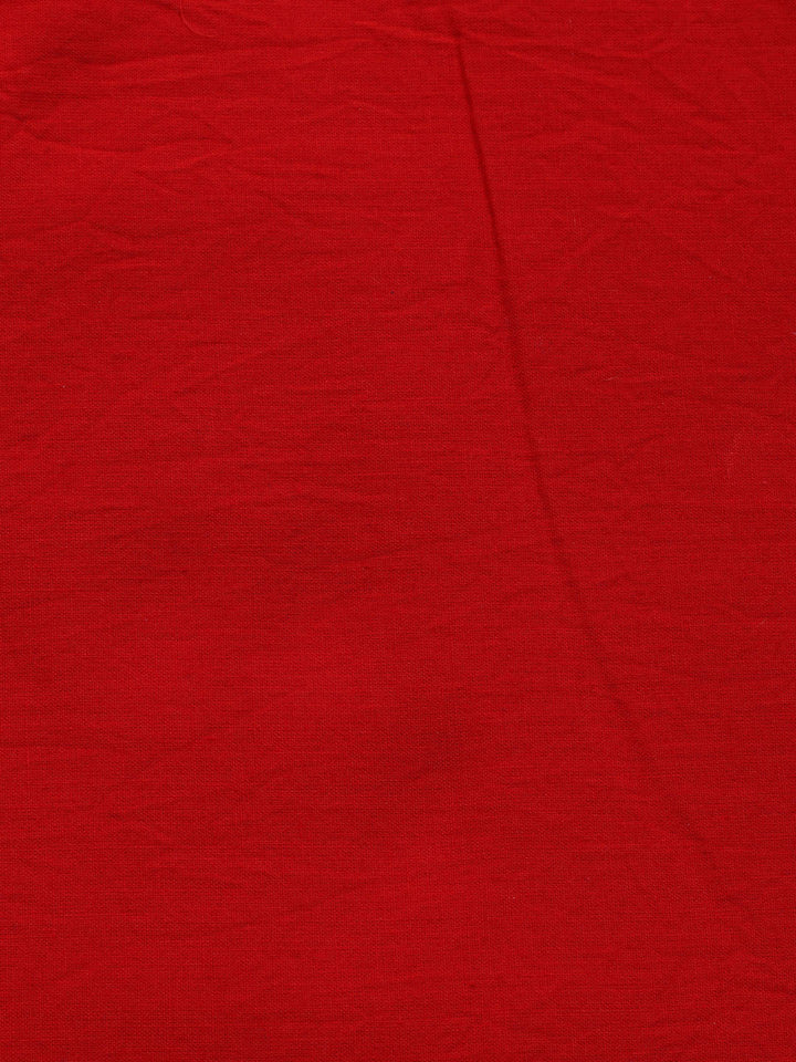 Neck Patti Cotton Blend Unstitched Suit Piece With Dupatta