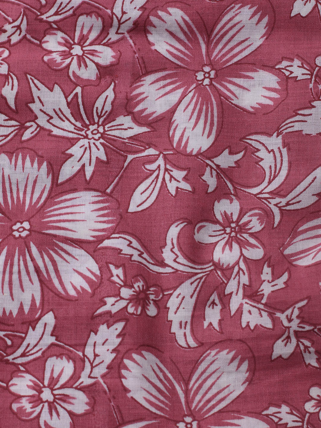 Printed Cotton Blend Unstitched Suit With Dupatta