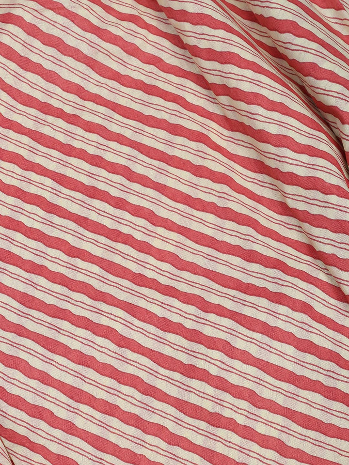 Printed Cotton Blend Unstitched Suit With Dupatta