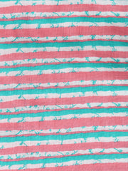Printed Cotton Blend Unstitched Suit With Dupatta