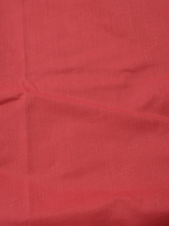 Printed Cotton Blend Unstitched Suit With Dupatta