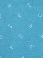 Neck Work Cotton Blend Unstitched Suit With Dupatta