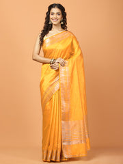 Zari Border Woven Handloom Saree