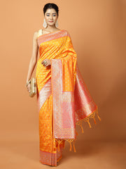 Stone Work Banarasi Woven Saree