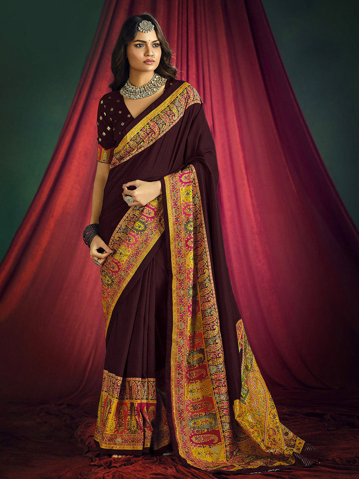 Plain Art Silk Saree