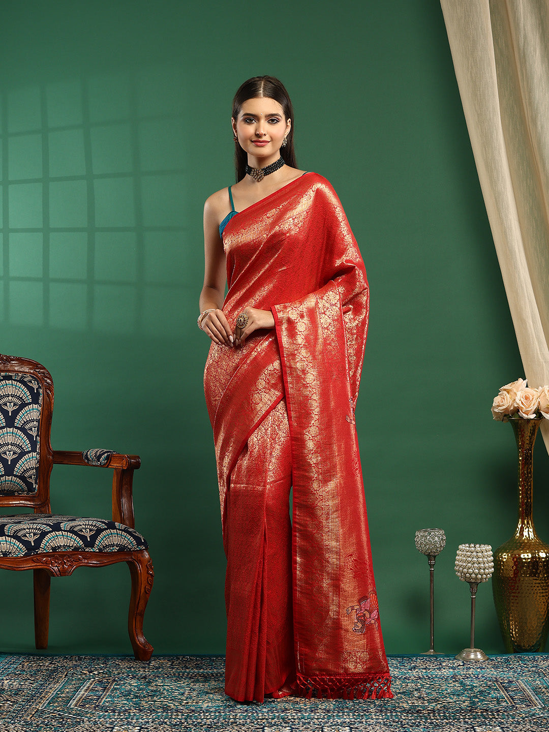 Woven Design Art Silk Saree