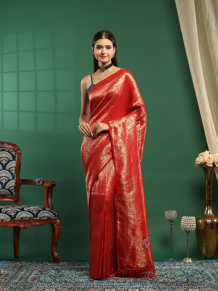 Woven Design Art Silk Saree