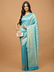 Zari Booti Woven Handloom Saree