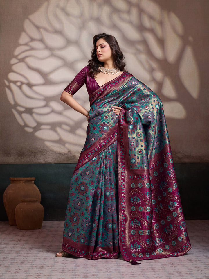 Woven Design Banarasi Silk Saree