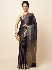 Zari Jaal Georgette Woven Saree