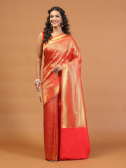 Zari Jaal Brocade Handloom Woven Saree