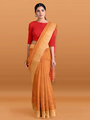 Zari Border Woven Art Silk Saree