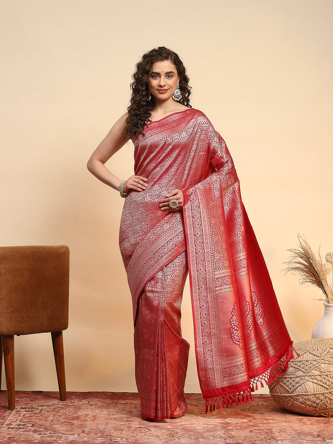 Woven Design Art Silk Saree