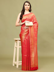 Zari Jaal Woven Handloom Saree