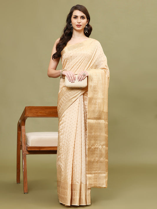 Zari Border Woven Handloom Saree