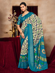 Printed Art Silk Saree