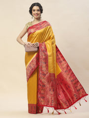 Zari Jaal Woven Handloom Saree