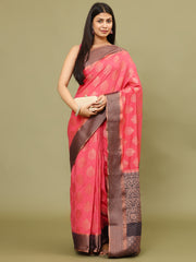 Zari Border Woven Handloom Saree