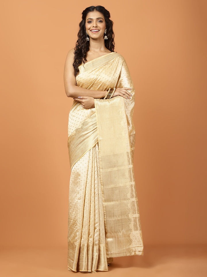 Zari Border Woven Art Silk Saree