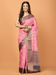 Zari Border Woven Handloom Saree