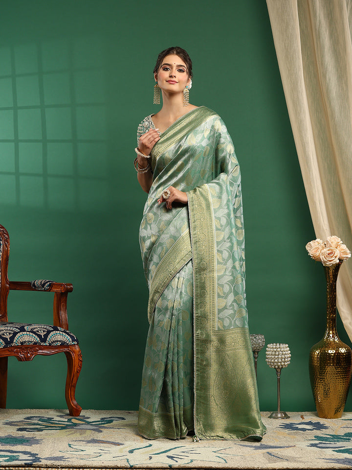 Embroidered Banarasi Saree