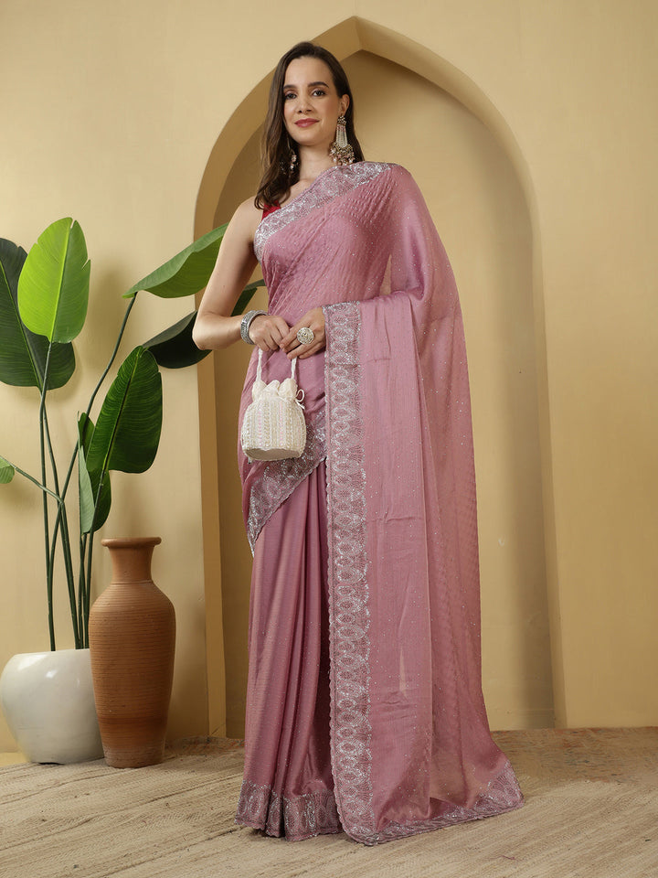 Digital Printed Chiffon Saree