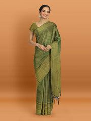 Brocade Zari Jaal Border Handloom Saree