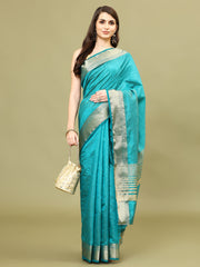 Zari Border Woven Handloom Saree