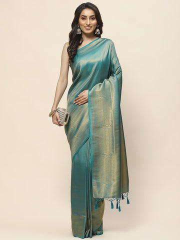 Zari Jaal Woven Handloom Saree