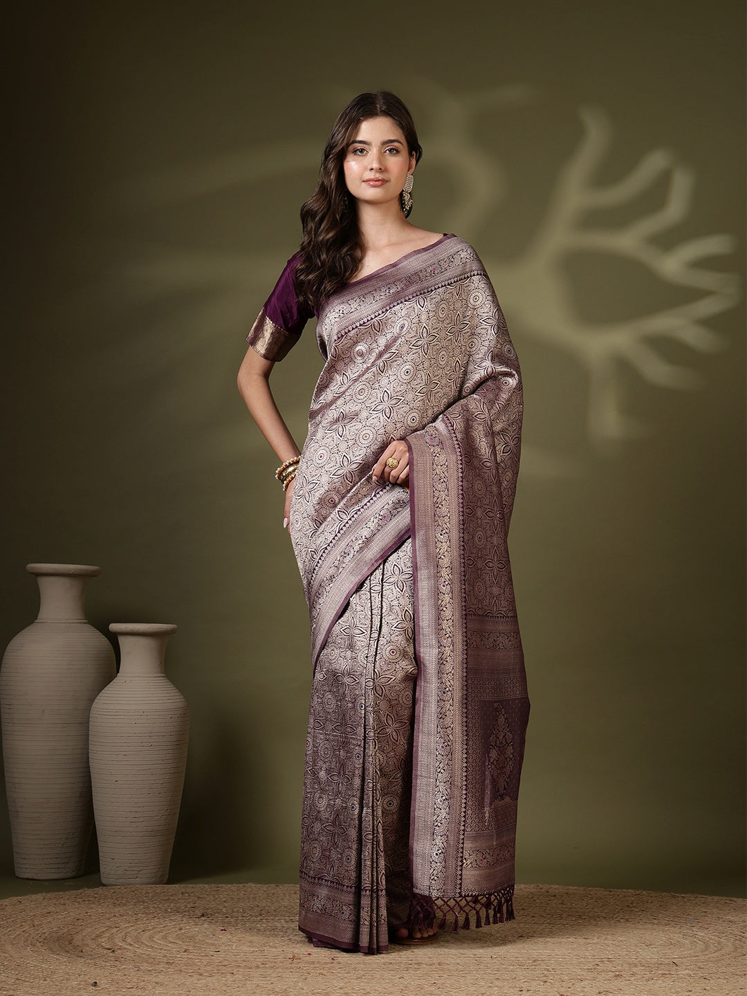 Woven Design Art Silk Saree
