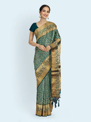 Zari Jaal Art Silk Woven Saree