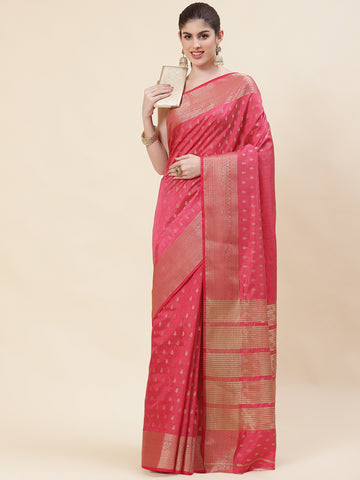 Zari Booti Handloom Woven Saree