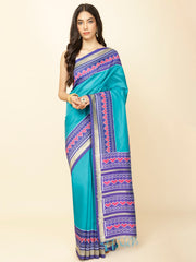 Zari Border Patola Woven Handloom Saree