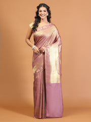 Zari Jaal Woven Art Silk Saree