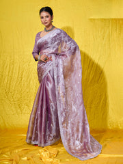 Embroidered Chiffon Saree