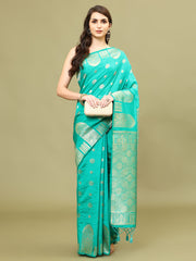 Zari Border Woven Handloom Saree