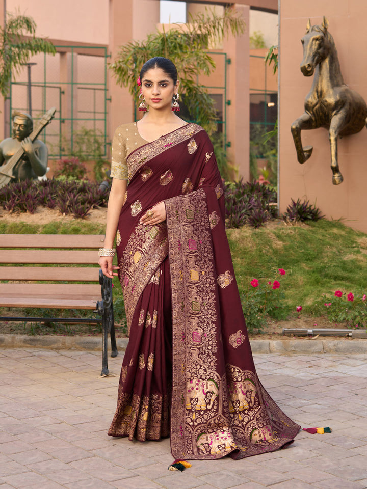 Woven Design Dola Silk Saree