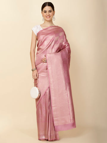 Brocade Zari Jaal Woven Handloom Saree