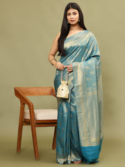 Zari Jaal Woven Handloom Saree